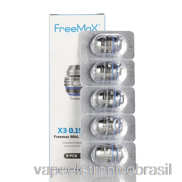 Vape Vaporesso Freemax Maxluke 904l X Bobinas De Reposição 0,15ohm 904l X3 Bobinas De Malha Tripla